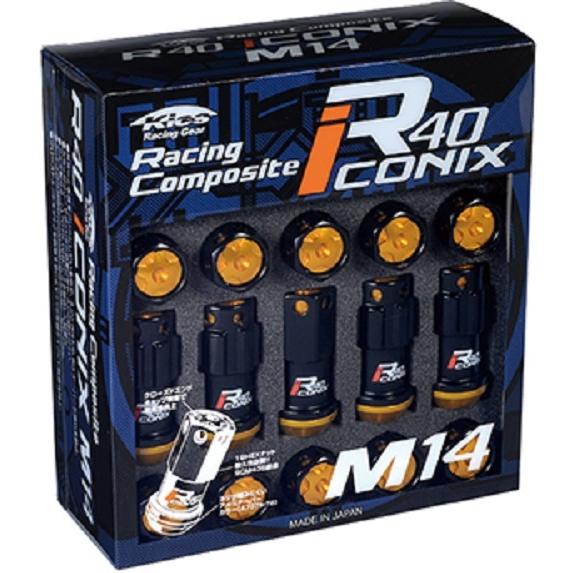 協永産業 M14 x P1.5 ロック&amp;ナットセット(アルミ製キャップ)カラーバリエーション RIA...