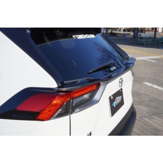 ロードハウス RAV4 ラヴフォー 50系 リアゲートスポイラー FRP（ブラックゲルコート） 未塗...