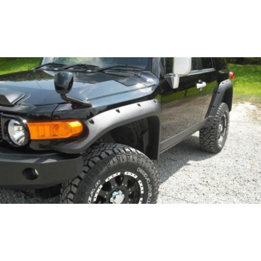 ロードハウス FJクルーザー GSJ15W オーバーフェンダー ヨンゴー FRP（ブラックゲルコート...