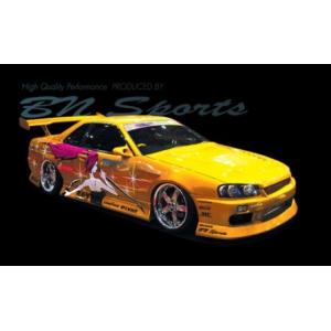 フジミ R34　BNスポーツエアロ　フェンダー叩き出し　制作途中　ジャンク IMG_0687-e1734192253906-