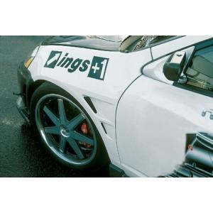 イングス N-SPEC」インテグラ（DC5）用+20mm フロントフェンダー（FRP
