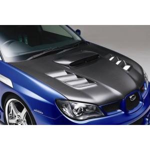 イングス インプレッサ GDB アプライド F ボンネット FRP 未塗装 ings N-SPEC ...