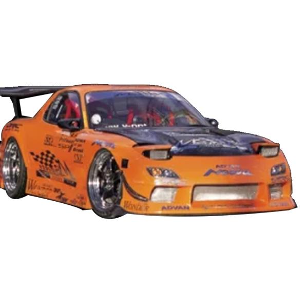 マック RX-7 RX7 FD3S フロントバンパー FRP 未塗装 mac M SPORTS エム...