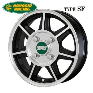ハヤシストリート PCD110　4H +35 5JJ-13 タイヤ155･60-13　 13インチ 4H100 5.0J 5J+45 4穴 ハヤシストリートタイプ STF ホイール