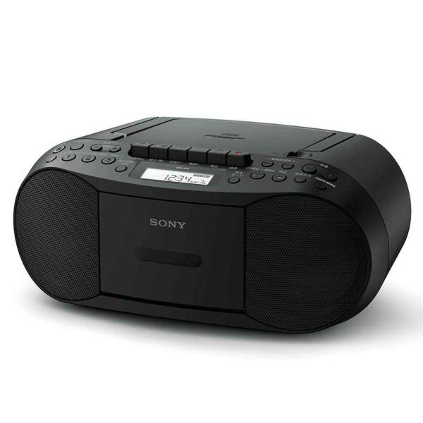 ソニー CDラジカセ レコーダー CFD-S70 : FM/AM/ワイドFM対応 録音可能 ブラック...