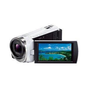 ソニー SONY ビデオカメラ Handycam CX420 内蔵メモリ32GB ホワイト HDR-CX420/W｜sincerethanks