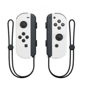 純正品Nintendo Switch ニンテンドー スイッチ有機EL ジョイコンL/R ホワイト ジョイコン・ストラップのみ 単品 その他付｜sincerethanks