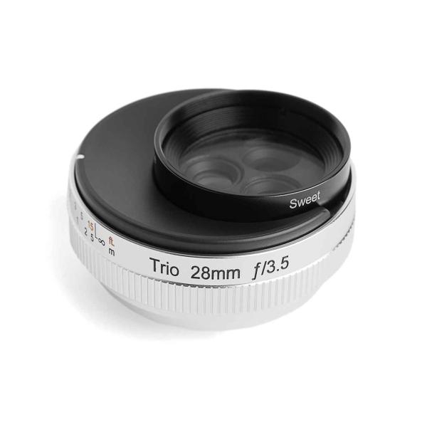 Lensbaby 単焦点レンズ Trio 28 28mm F3.5 フジフイルム Xマウント Swe...