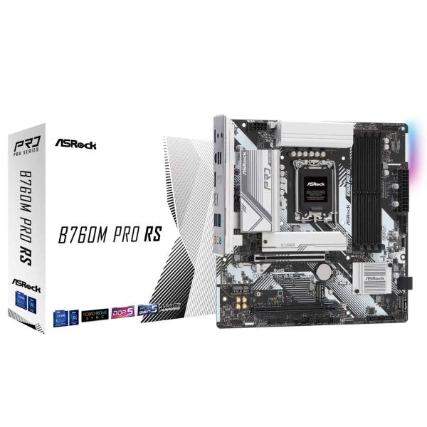 ASRock マザーボード B760M Pro RS Intel 第12世代 ・ 13世代 CPU ...