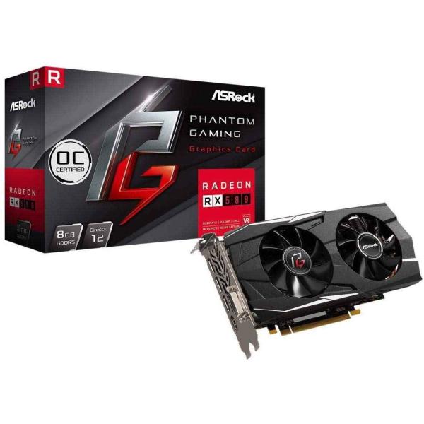 ASRock AMD Radeon RX580 搭載 グラフィックボード Phantom gamin...