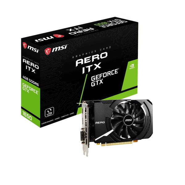 MSI GeForce GTX 1650 D6 AERO ITX J グラフィックスボード VD76...