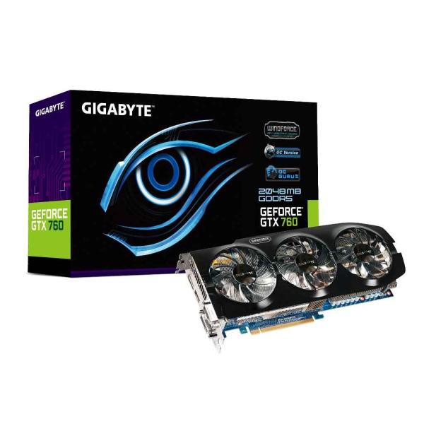 Gigabyte GV-N760OC-2GD Carte graphique Nvidia GeFo...