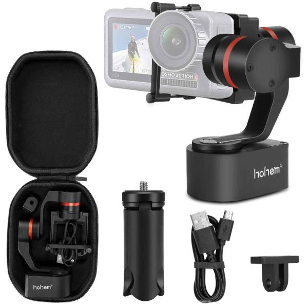ホーエン(Hohem) 3軸 アクションカメラ用 スタビライザー ジンバル 内蔵Bluetooth ...