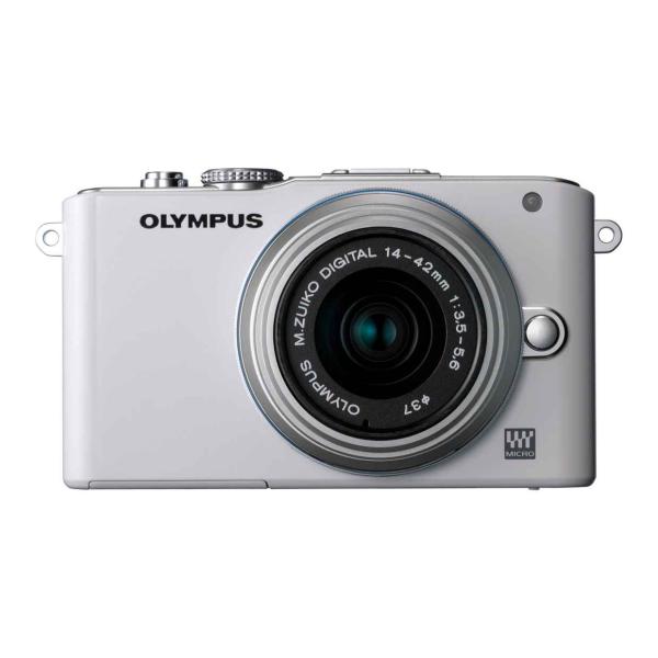 OLYMPUS ミラーレス一眼 PEN Lite E-PL3 レンズキット ホワイト E-PL3 L...