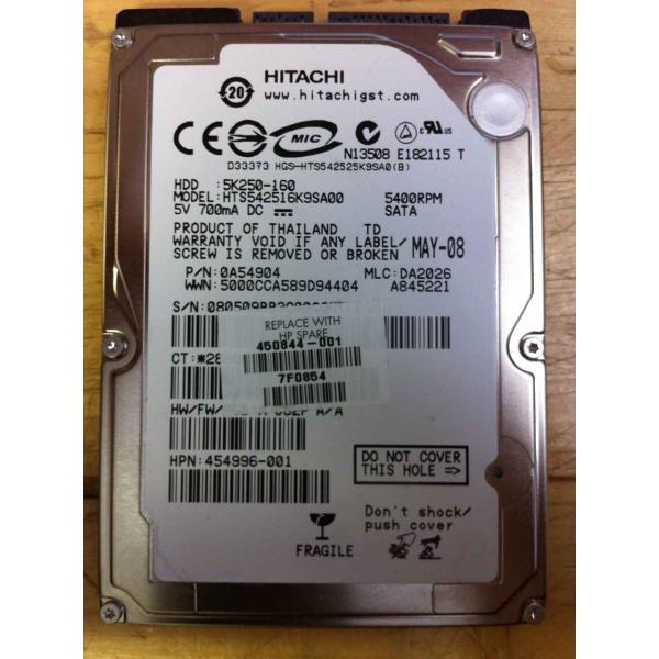 日立 HTS542525K9SA00 5K250-250 250GB SATA ノートパソコン HD...