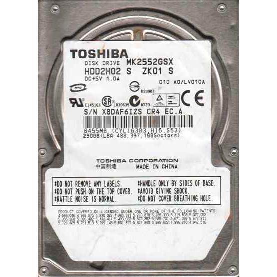 東芝 MK2552GSX 250GB 2.5-Inch SATA 内蔵型HDD