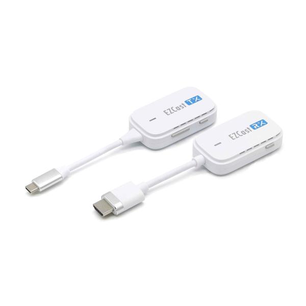 プリンストン EZCast Pocket ワイヤレス USB-C to HDMI 画面ミラーリング/...