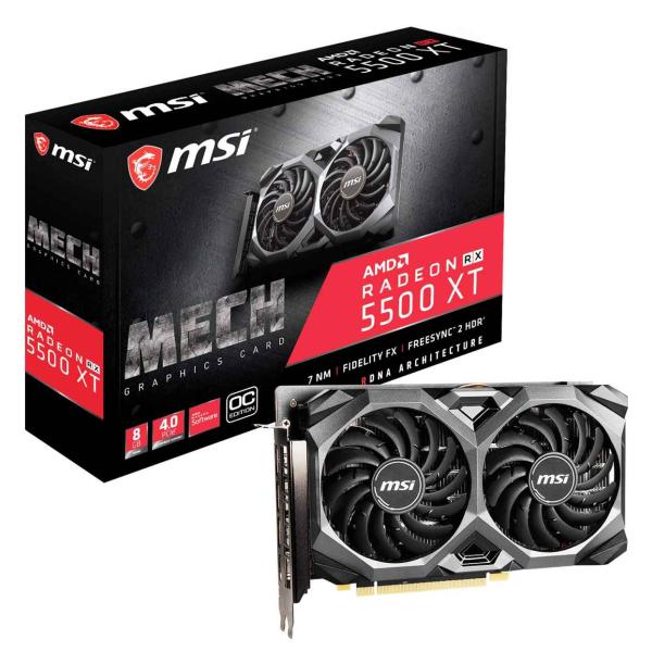 MSI RADEON RX 5500 XT MECH 8G OC グラフィックスボード VD7156