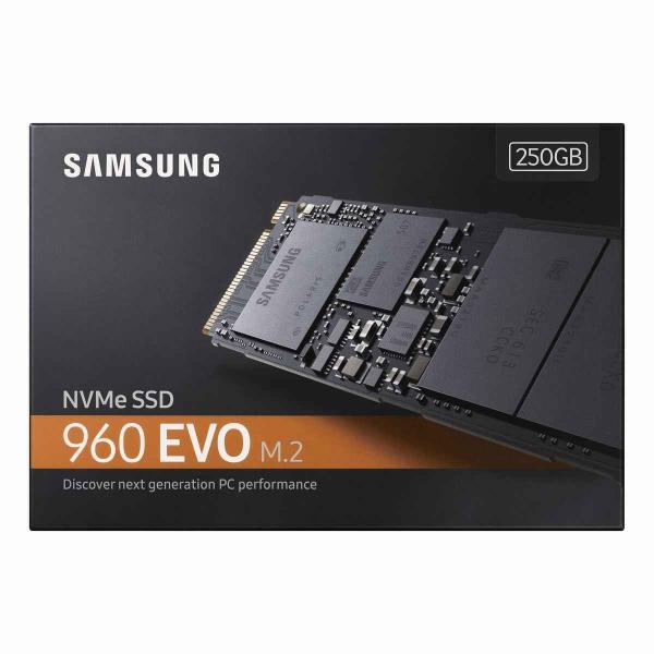 Samsung SSD 250GB 960 EVO M.2 Type2280 PCIe3.0×4 N...