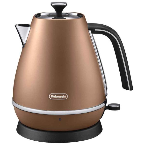 デロンギ(DeLonghi) ディスティンタコレクション 電気ケトル スタイルコッパー 1.0L 空...