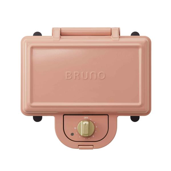 BRUNO ブルーノ ホットサンドメーカー 耳まで焼ける 電気 ダブル コーラルピンク BOE044...