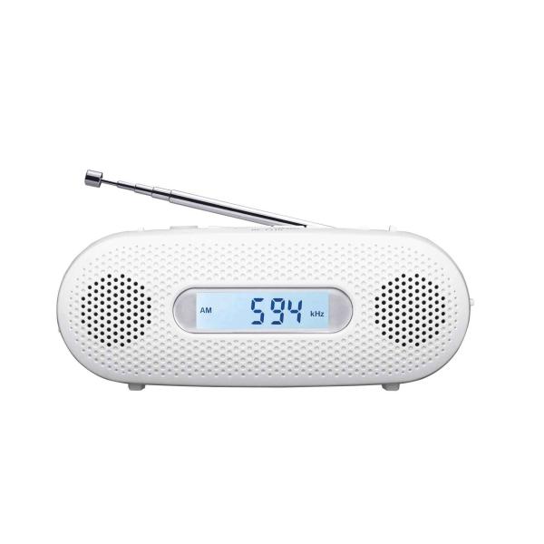 Panasonic FM/AM 2バンドレシーバー 手回し充電ラジオ ホワイト RF-TJ10-W