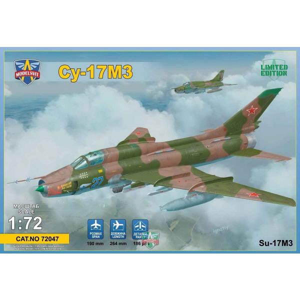 モデルズビット 1/72 スホーイSu-17 M3フィッター 可変翼戦闘爆撃機 プラモデル MDV7...