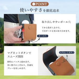 ゴルフ ボールケース ベルト ボール ポーチ ...の詳細画像5