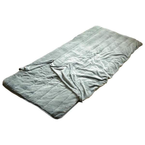 電気毛布 YWC-182PK(GY) グレー YAMAZEN 電気マット 洗えるどこでもカーペット ...