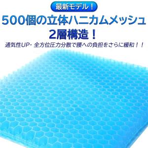 ジェルクッション ハニカム構造 2020 カバ...の詳細画像1
