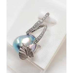 対馬紺(ブルー)ペンダントトップ No.40の詳細画像3