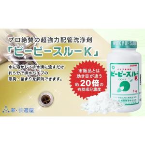 劇物 ピーピースルーK 1kg×1本 パイプク...の詳細画像1