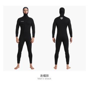フルスーツ ウェットスーツ メンズ レディース フード付き 前開き 保温