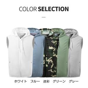 空調作業服 ベスト 電動ファン付き ワークマン...の詳細画像1