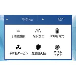 空調作業服 ベスト 電動ファン付き ワークマン...の詳細画像4