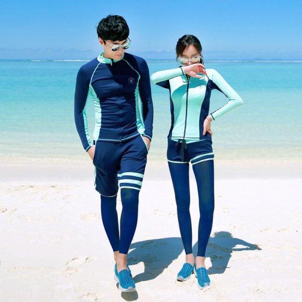水着セット セパレート レディース メンズ フィットネス 体型カバー ラッシュガード UVカット 日...