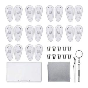 鼻パッド シリコン 交換 10ペア 20個 鼻あて メガネ