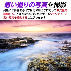 可変式 NDフィルター 減光フィルター 光量調...の詳細画像4