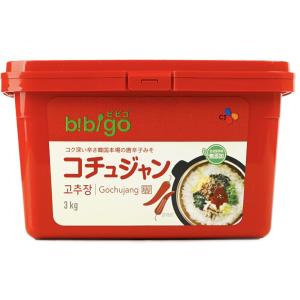 CJ FOODSコチュジャン 3kg 韓国調味料 韓国食品 唐辛子味噌 業務用 大容量 飲食店向け 本場 韓国料理 調理用 ビビゴ