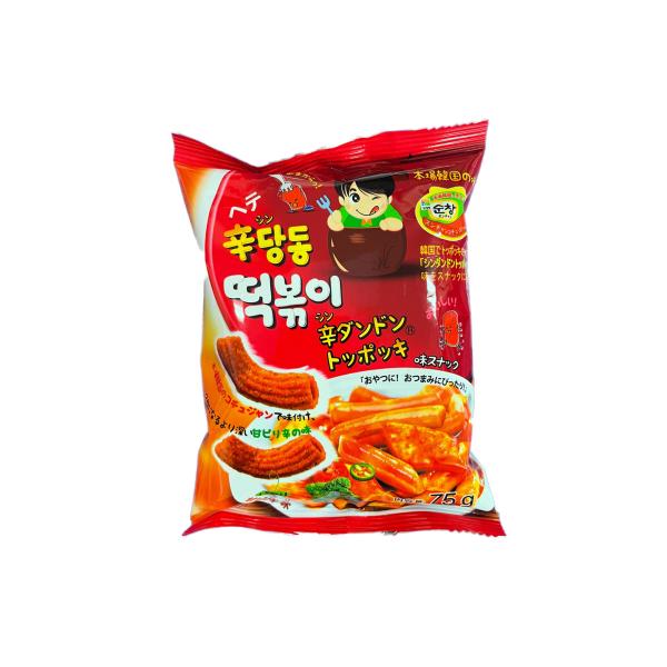 送料無料ヘテパシフィック 辛ダンドン トッポッキ味スナック 65g1box・15個韓国お菓子・トッポ...