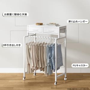 10日+5% ハンガーラック スラックスハンガ...の詳細画像1