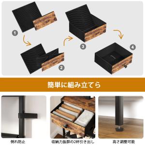 シューズラック 引き出し付き 靴棚 靴箱 下駄...の詳細画像3