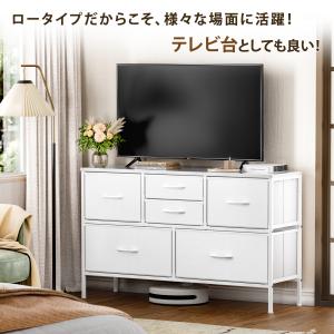 タンス テレビ台 ローチェスト 2段6杯 収納...の詳細画像2