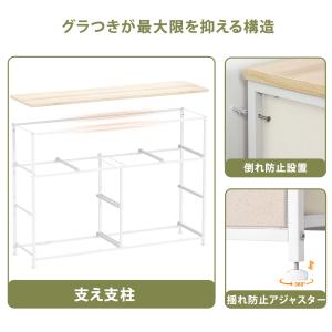 ローチェスト 3段 タンス 収納棚 引き出し ...の詳細画像4
