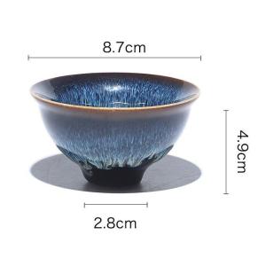 茶碗曜変 天目茶碗　 てんもくち ゃわん クジャク茶盞　建陽建盞