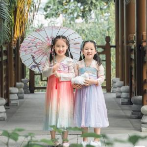 古風紙傘 子供和傘 踊り傘 子供サイズ　雨傘　日傘 唐傘 和装 中国風 料理店 飾り傘 長傘 コスプレ　文化祭　学園祭　小物 装飾用 小道具　演奏会