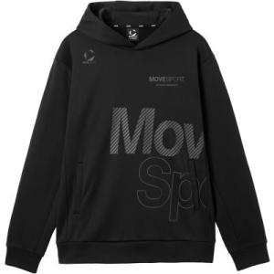 デサント 裏起毛スウェットパーカー ST5FSW42M(BK00) MoveSport ビックロゴ ...