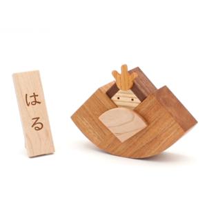 お雛さま 木のお雛さま 雛人形 木製 ひな飾り...の詳細画像4