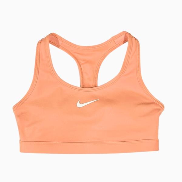 ナイキ　DX6822　ウィメンズスウッシュミディアムサポートブラ ［844.アプリコットアゲート］ ...