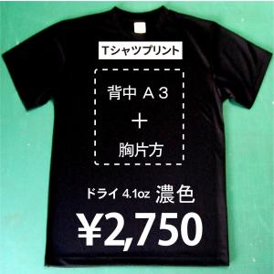 カスタムＴシャツ制作　Ｔシャツプリント　ドライＴシャツ濃色生地　 写真プリント　イラストプリント　高発色　高解像　高品質